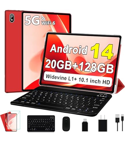 Amazon.com : PEICHENG Tablet with Keyboard and Case, Android